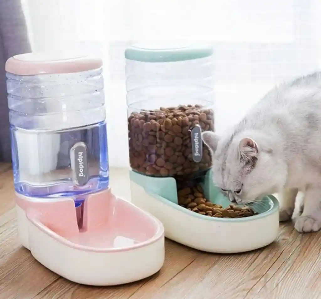 Dispensador Automático De Alimentos Para Mascotas , Perro , Gato