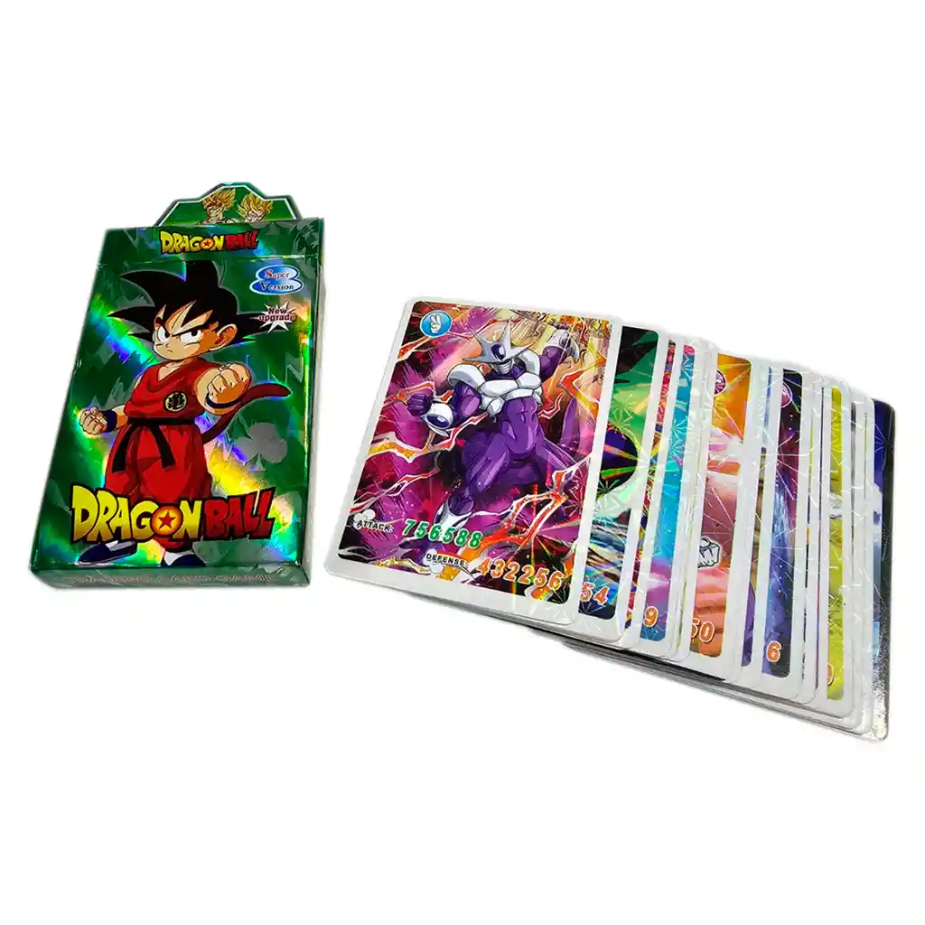  Set X3 Juego Cartas Baraja Dragón Ball Z Coleccion 72 Und 