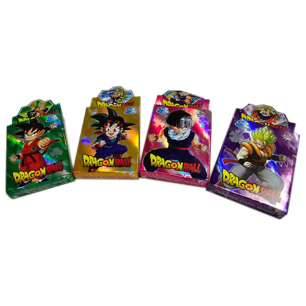  Set X3 Juego Cartas Baraja Dragón Ball Z Coleccion 72 Und 