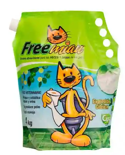 Arena Free Miau Citrica *4kg