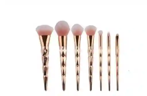 Set De Brochas Diamante Rose Gold