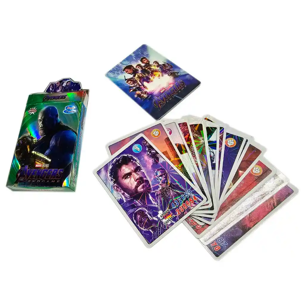 Juego Cartas Avengers Baraja Surtidas 24 Und Niños