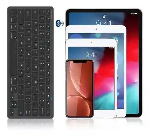 Teclado Inalambrico Bluetooth Keyboard Mac Pc Tablet Bk-3001