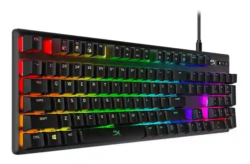 Teclado Alloy Origins 65% Aqua Inglés - Rgb Hyperx