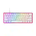 Teclado Alloy Origins 60% Inglés - Hx Red -blanco Hyperx