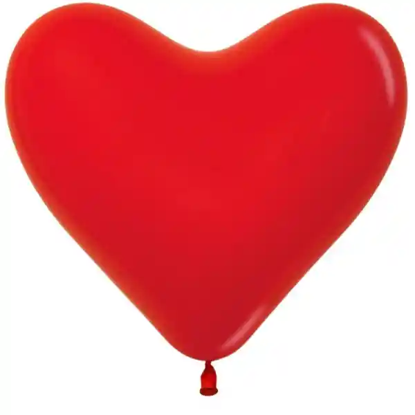Paquete De Globos/ Bombas Corazon X 12 Und