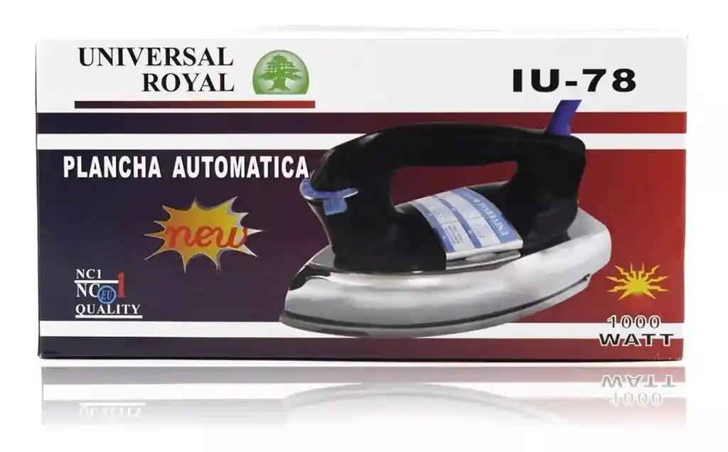 Plancha Para Ropa Automática Universal Royal Iu-78