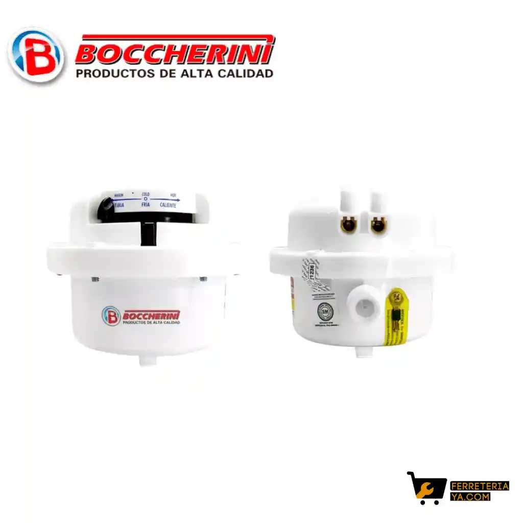 Ducha Bocherini Fusion Blanca 110v Con Selector