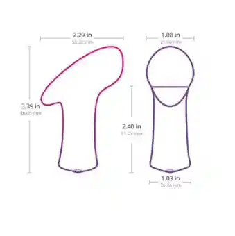 Vibrador Lovense Ambi Fucsia Silicona