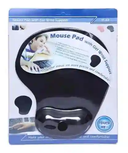 Pad Mouse Con Soporte De Muñeca Gel Ergonómico H-02