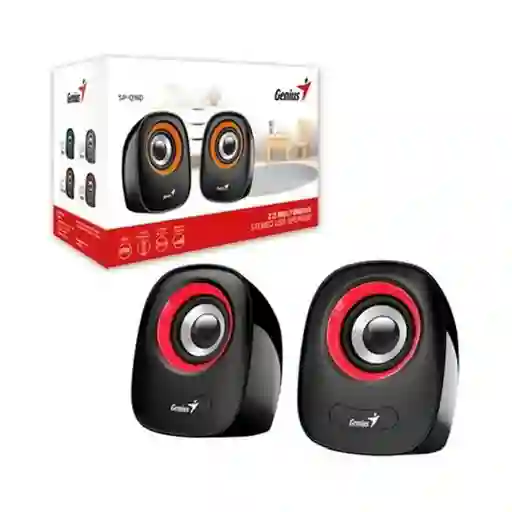 Parlante Genius Spq160 Sonido Potente Y Diseño Compacto