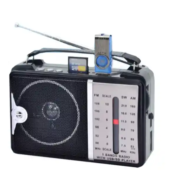 Radio Parlante Recargable Cmik Mk-11 Con Mp3 Y Usb