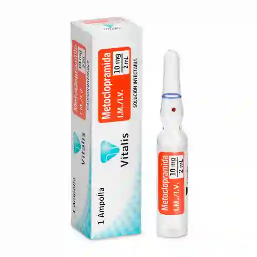 Vitalis Solución Inyectable Metoclopramida (10 mg)