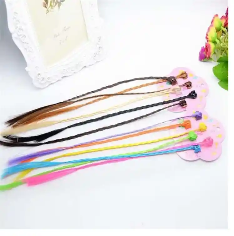 Extensiones Coloridas Para Cabello Paquete X 3