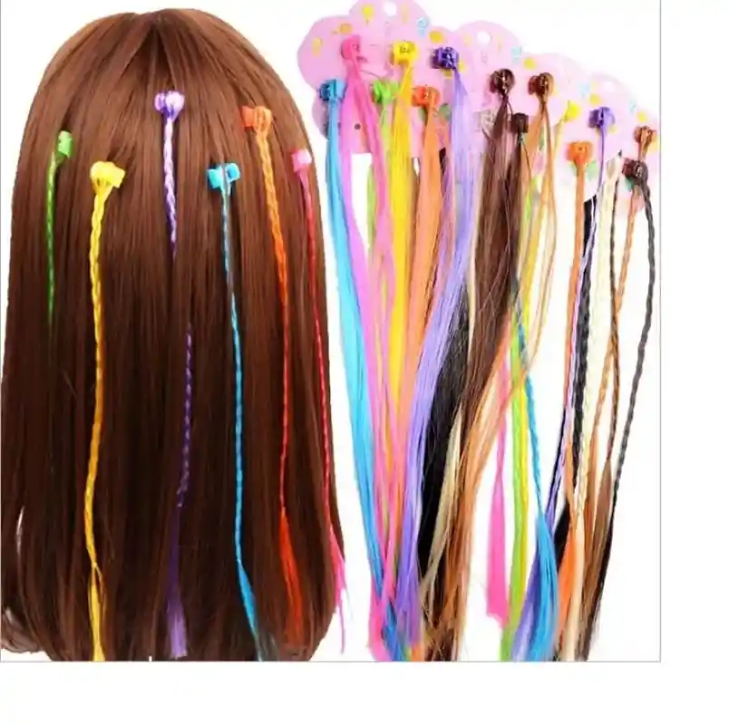 Extensiones Coloridas Para Cabello Paquete X 3