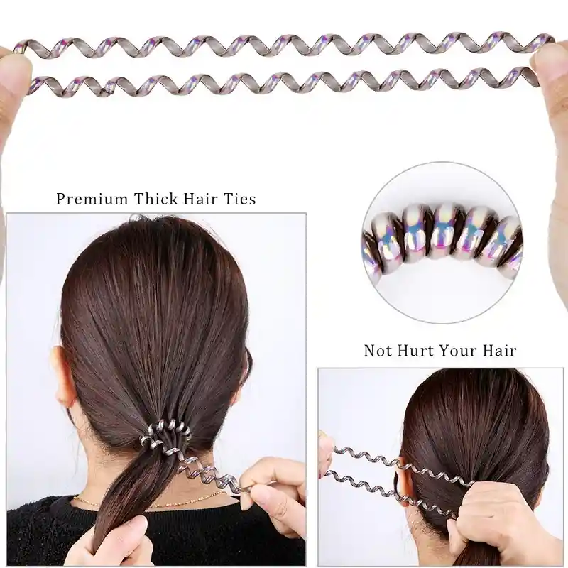 Moñas En Espiral Para El Cabello