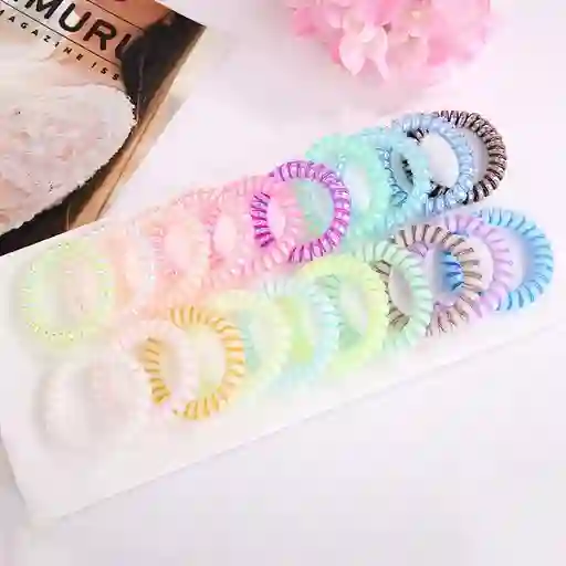 Moñas En Espiral Para El Cabello