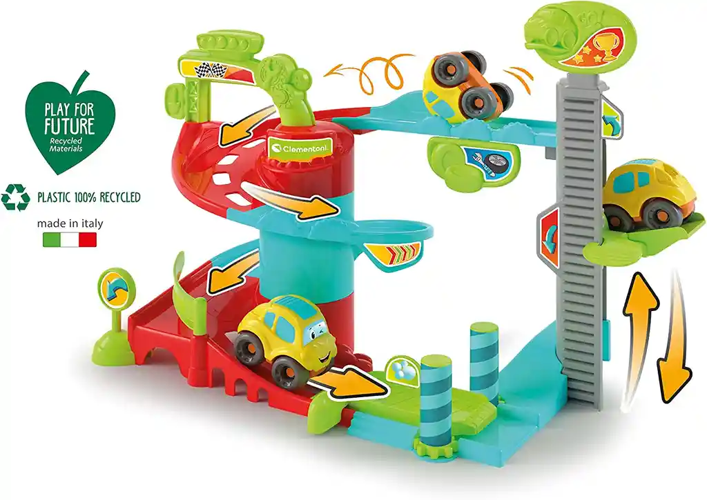 Pista De Carros Juego De Construcción Para Niños Y Bebé Gira