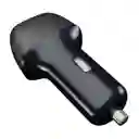 Cargador Carro Igoma 2 Puertos Gmonster Para Iphone Y Usb (negro Ch-17)