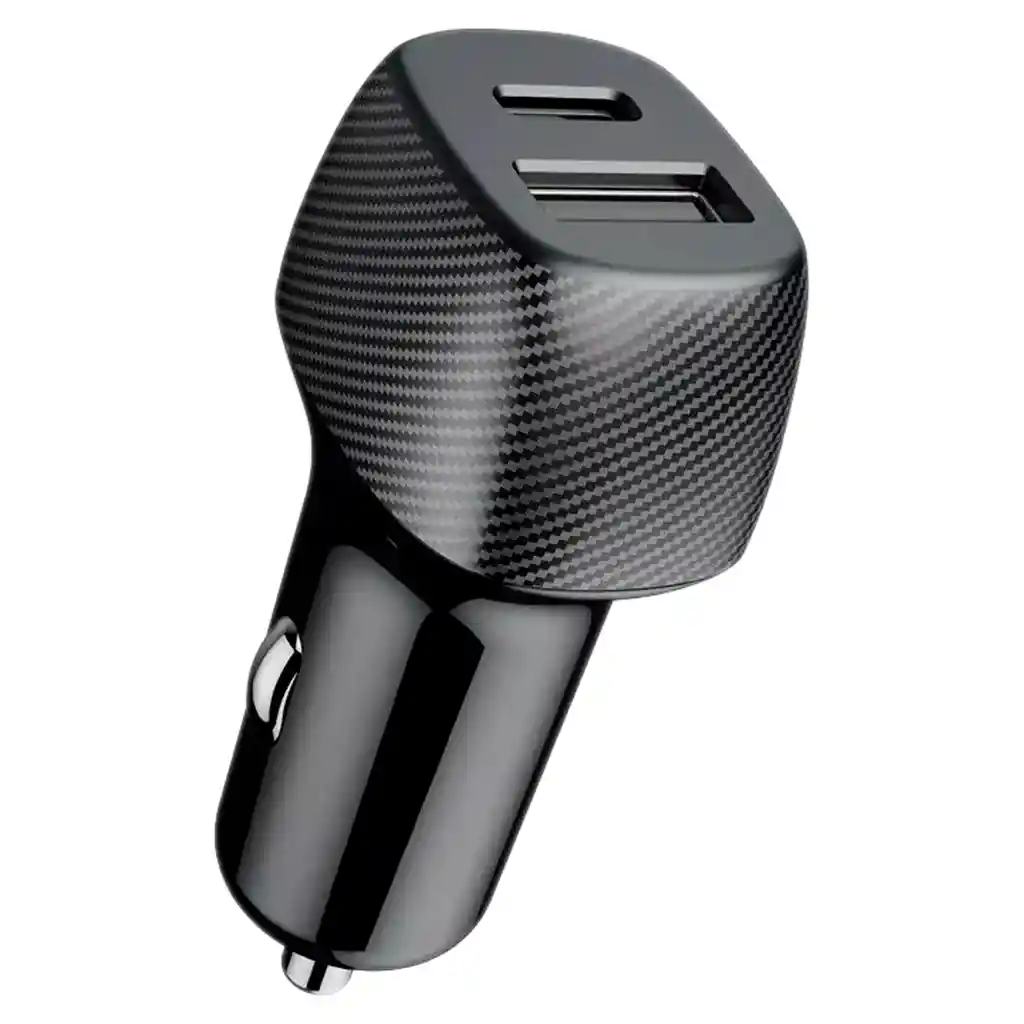 Cargador Carro Igoma 2 Puertos Gmonster Para Iphone Y Usb (negro Ch-17)