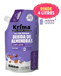 Base Cafe Latte Para Leche De Almendras Krima 200 Gr