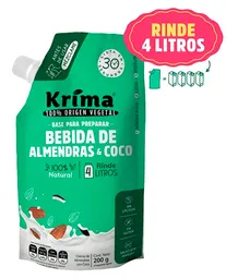 Base Coco Para Leche De Almendras Krima 200 Gr