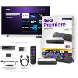 Roku Premiere 4k Caja Blanca