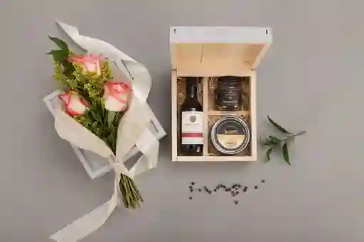 Venecia Con Flores (ancheta - Regalo - Vino)