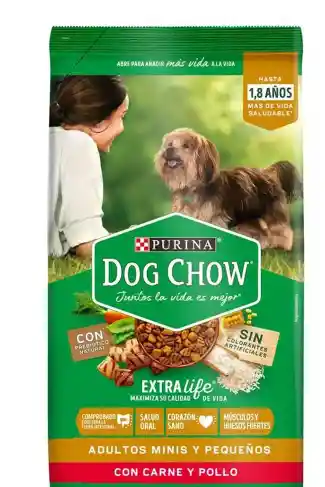 Dog Chow Perros Adulto Mini Y Pequeños Pollo Y Carne X 4 Kg