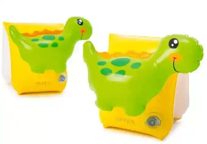 Flotador Brazo Dinosaurio Intex Aprendizaje Bebe Niños 56664