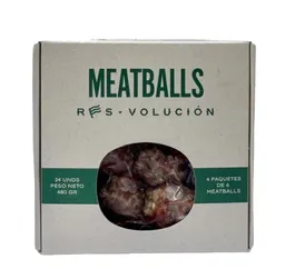 Meatballs Resvolucion X 500 Gr (20 Unids)