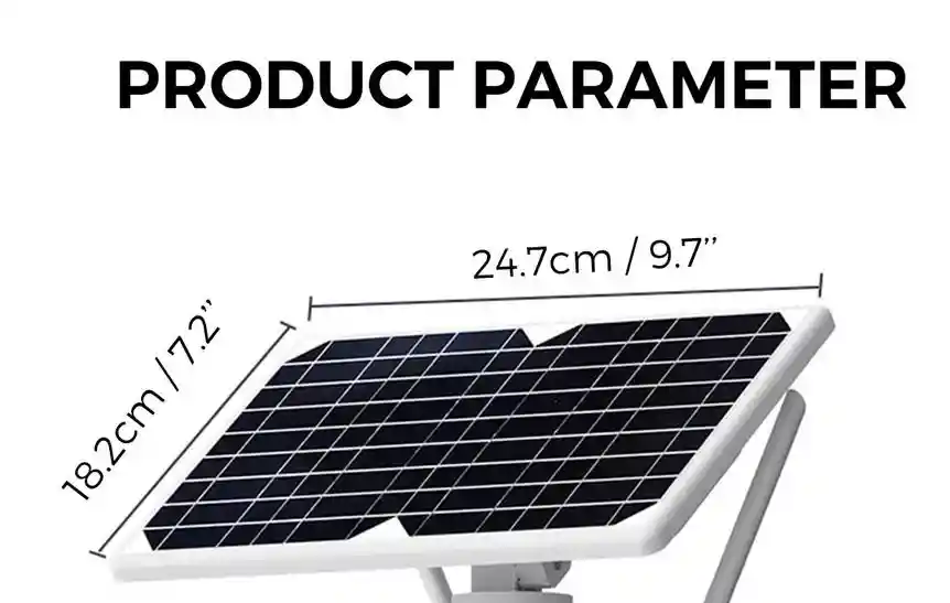 Panel Solar Adicional Para Camara Wifi