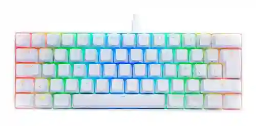 Teclado Gamer Vsg Mintaka Qwerty Kailh Blue Blanco Rgb Spa