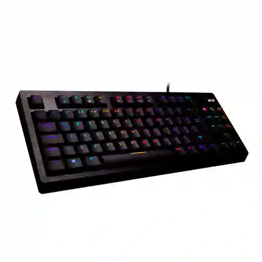 Teclado Gamer Vsg Quasar Rgb Switch Red Negro Rgb Spa