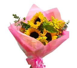 Bouquet De 3 Girasoles