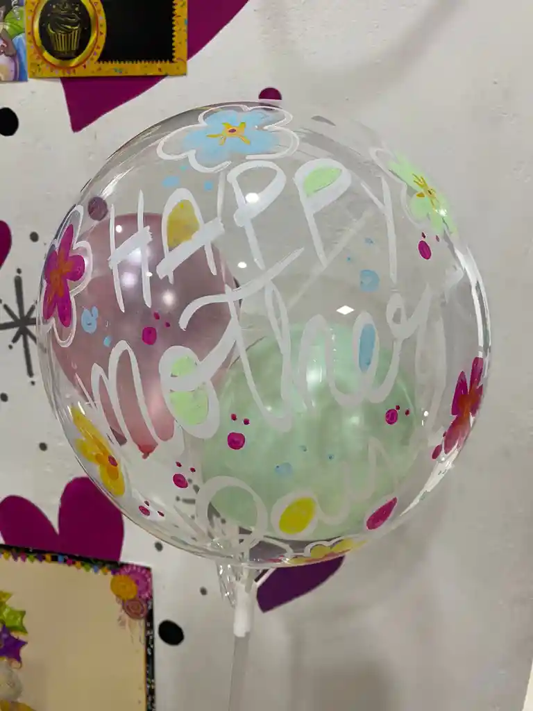 Globo Burbuja 10'' Dia De La Madre