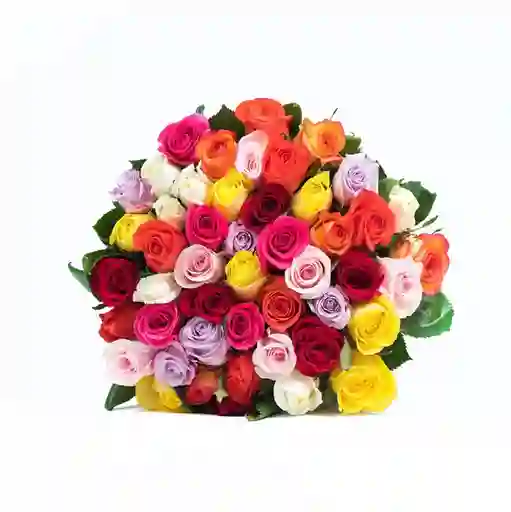 Boquet Por 50 Rosas Surtidas