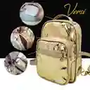 Bolso Morral Versi Rio Diseño Bolso Dorado Lizo Mujer