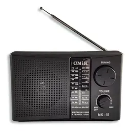 Radio Portátil Cmik Mk-18 Am Fm Con Linterna Led Y Altavoz
