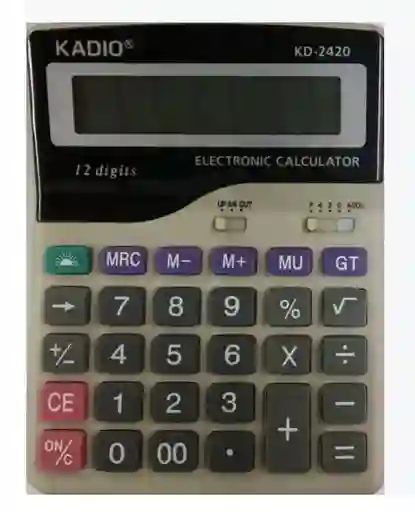 Calculadora 12 Digitos Kadio Kd 2420