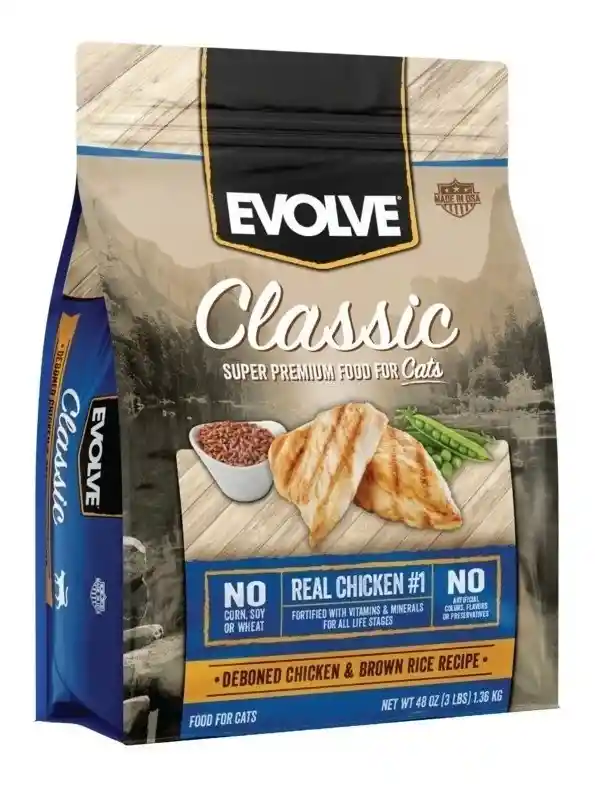 Evolve Cat Classic Pollo 3lbs