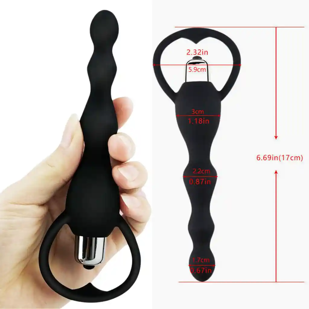 Bolas Anales Con Vibración Anal Beads Negro