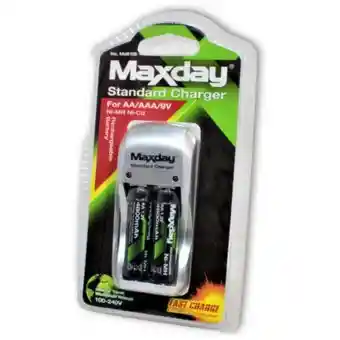 Pila A Maxday Con Cargador Para Energía Duradera