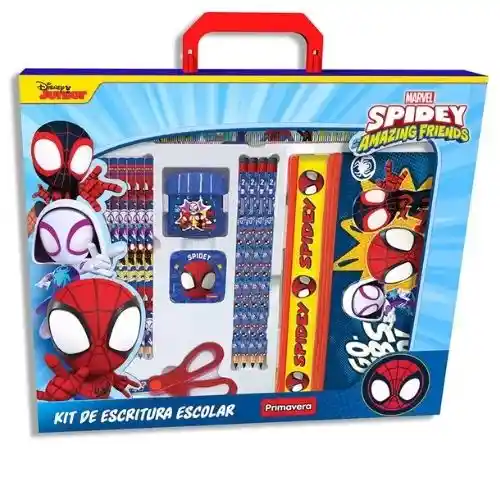 Kit Escolar De Spiderman Primavera