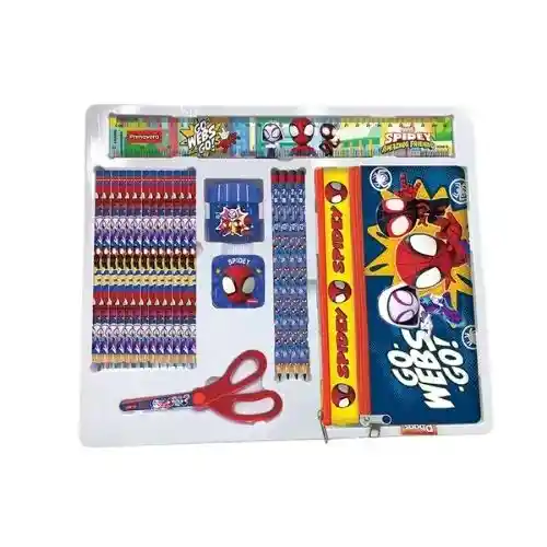 Kit Escolar De Spiderman Primavera