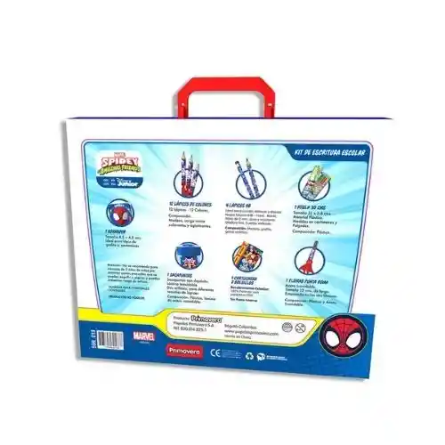 Kit Escolar De Spiderman Primavera