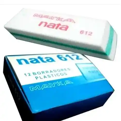 Borrador De Nata, Para Eliminar Trazo De Lápiz
