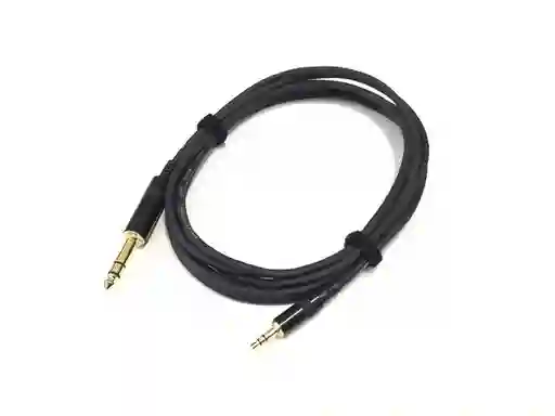 Cable De Plug Stereo 6.3 Mm Macho A 3.5 Mm Macho 3 M