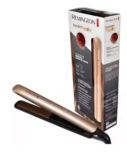 Plancha De Cabello Remington Keratin Therapy Pro S8590 Bronce 120v/240v