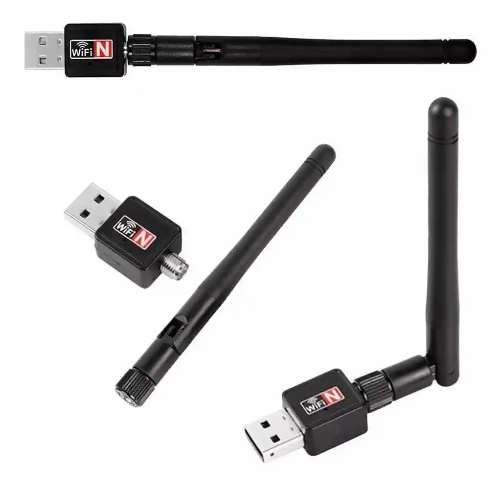 Adaptador Inalámbrico Wifi Usb 2.0 + Antena 600mbps 802.11 N